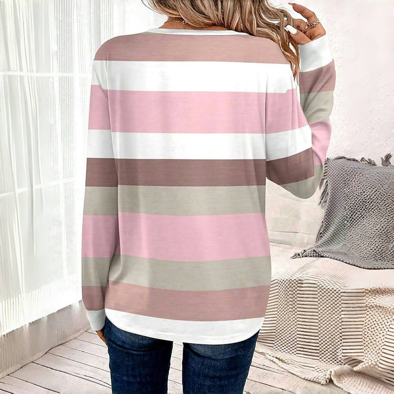 Casual Gestreept Sweater/T-shirt