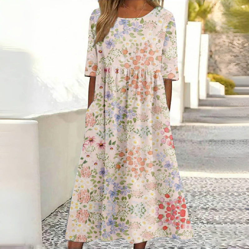 Floral Print Casual Dress